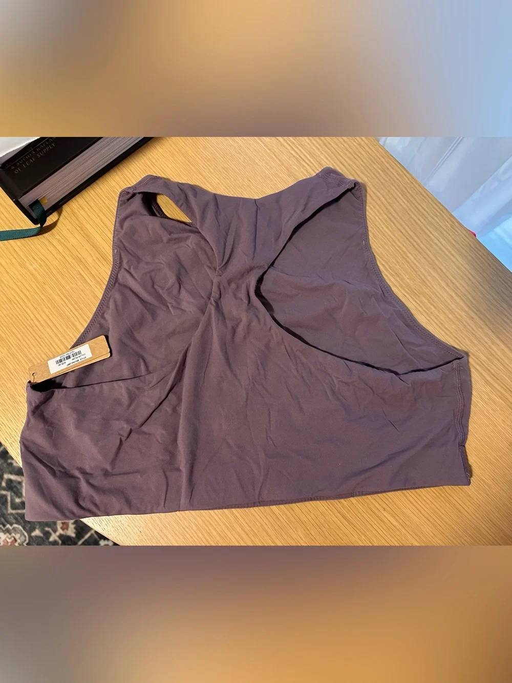 NWT_SKIMS Fits Everybody High Neck Bra in Plum